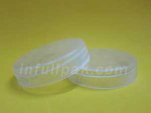 PP Clear Ribbed Closures PLC-0