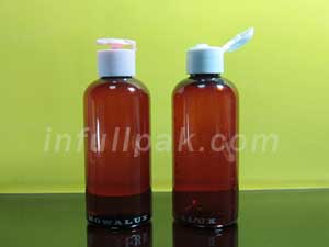 Amber Plastic bottle PLB-T130