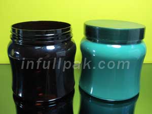 Cosmetic Jars with Hinge Top P
