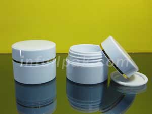White Cosmetic Cream Jar  PCJ-