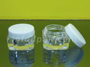 Clear Cosmetic Jar   PCJ-114 