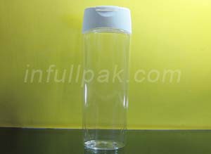 Clear shampoo bottle PLB-T205