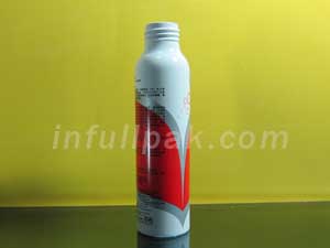 Aluminum bottle with logo prin