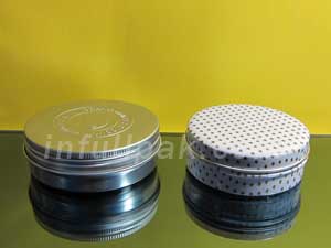 Aluminum Tin with Logo  AT-051