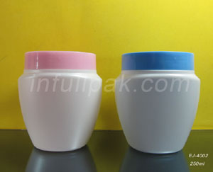 Oval Shape PE Jar EJ-4002