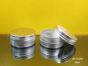 Screw on Aluminum tin with str