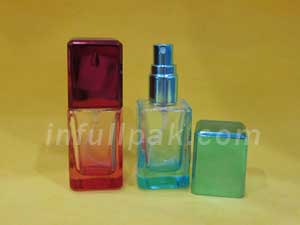 Glass Square Perfume Bottle GP