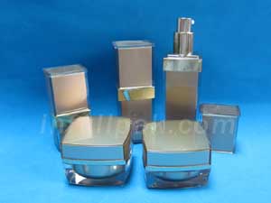 Square Acrylic Jars and Bottle