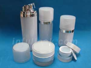 Slanting Round Acrylic Jars an