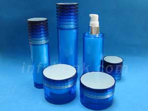 Slanting Round Acrylic Jars an