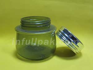 Plastic Jar with Aluminum Scre