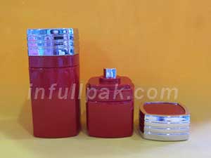 Glass Rectangular Perfume Bott